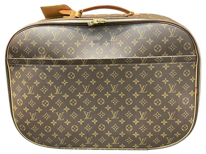 Sac Boston Louis Vuitton Monogram Packall GM Marron