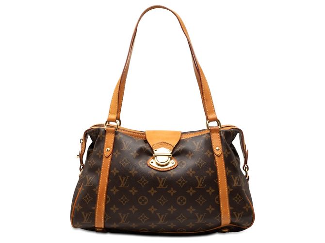 Borsa a tracolla Louis Vuitton Monogram Stresa PM marrone