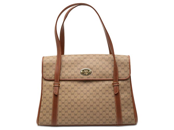 Sac à bandoulière Gucci Micro GG Supreme beige