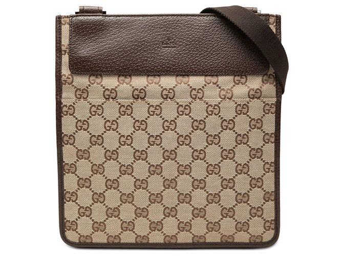 Borsa a tracolla Gucci GG Canvas beige