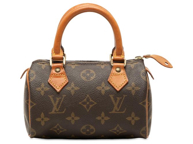 Bolso Louis Vuitton Monogram Mini Speedy HL marrón Castaño