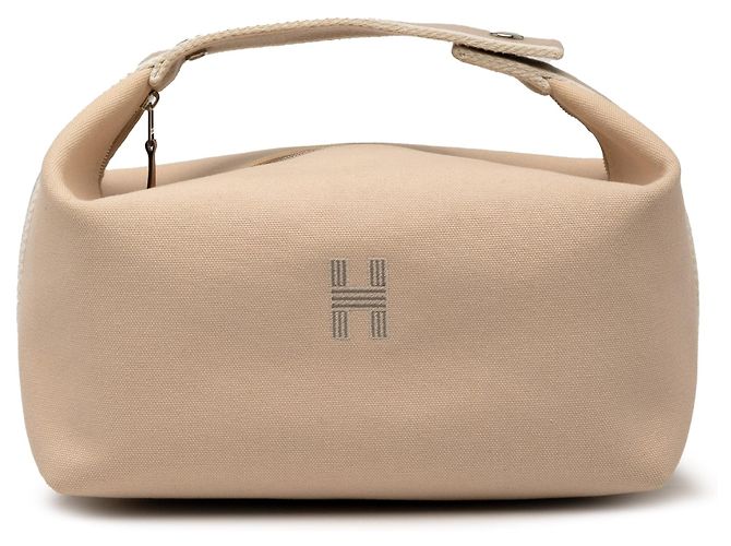 Hermès Small Canvas Bride A Brac Etui Tan Kamel