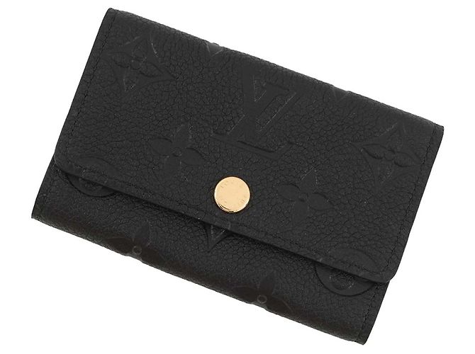 Black Louis Vuitton Monogram Empreinte 6 Key Holder