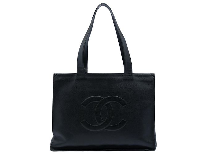 Tote Chanel CC Caviar nero