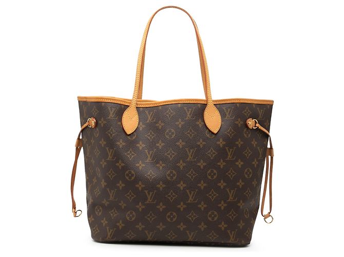 Sac cabas Louis Vuitton Monogram Neverfull MM marron