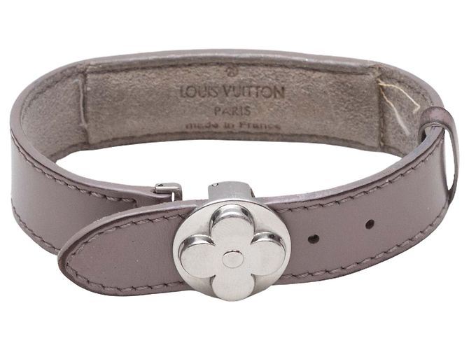 Louis Vuitton Lederarmband Blume Helllila