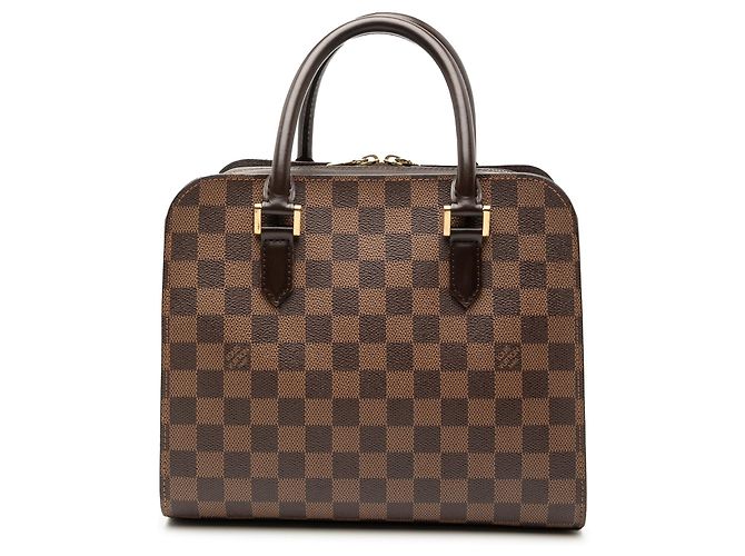 Bolsa de mão Triana em Damier Ebene marrom Louis Vuitton