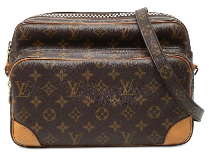 Louis Vuitton Monogram Nil Umhängetasche Braun