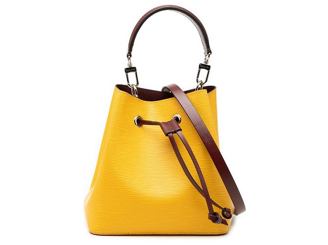 Borsa a secchiello Epi NeoNoe BB Louis Vuitton gialla Giallo