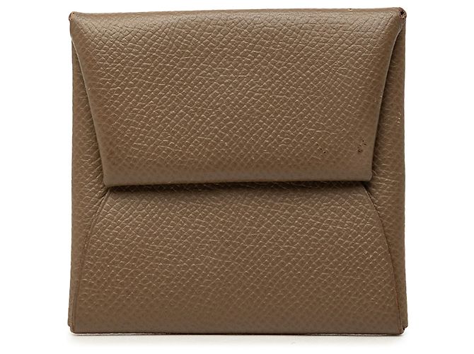 Portamonete Hermès Epsom Bastia marrone