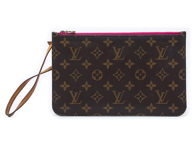 Pochette Louis Vuitton Monogram Neverfull MM Marrone