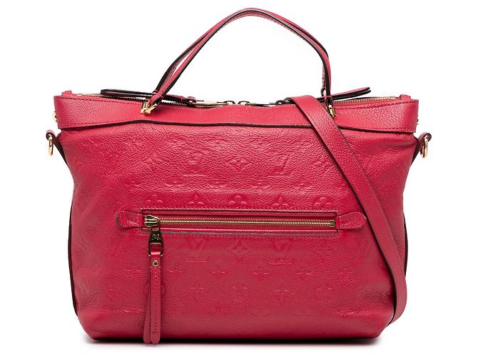 Borsa Louis Vuitton Monogram Empreinte Bastille PM rossa Rosso