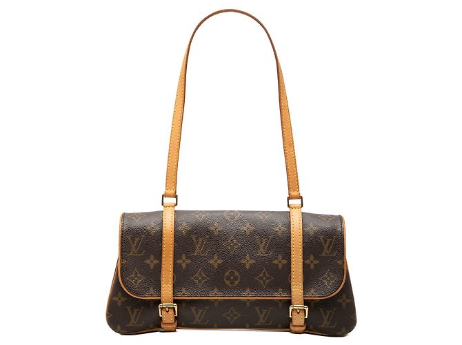 Louis Vuitton Monogram Marelle Schultertasche braun