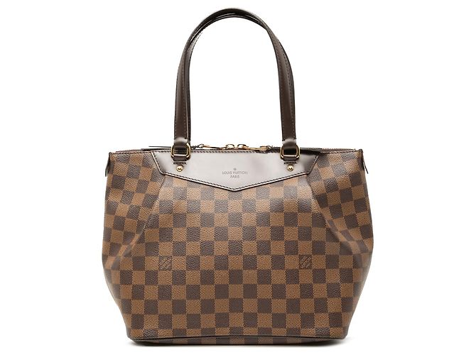 Borsa Louis Vuitton Damier Ebene Westminster PM marrone