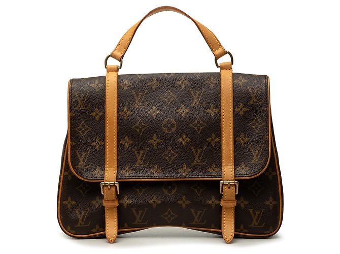 Mochila Louis Vuitton Monogram Marelle marrón Castaño
