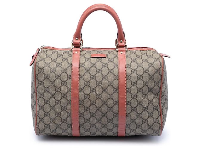 Borsa Boston Gucci Medium GG Supreme Joy beige