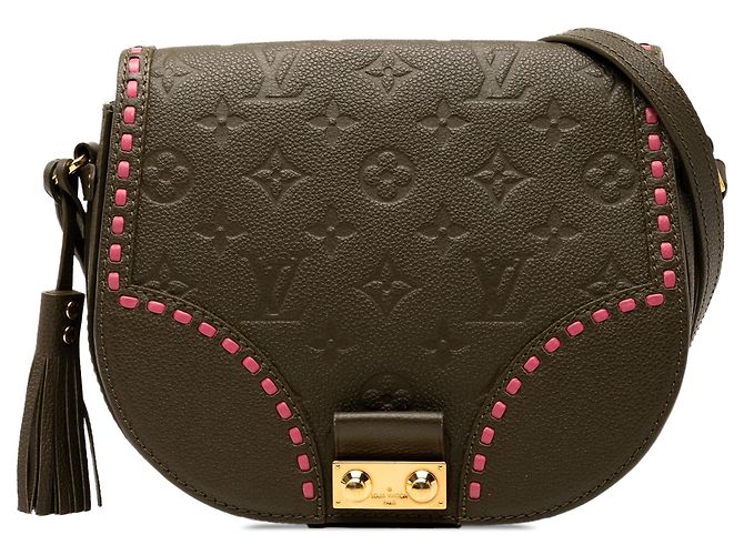 Bolsa transversal Louis Vuitton Monogram Empreinte Junot marrom