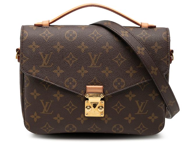 Borsa Louis Vuitton Monogram Pochette Metis marrone