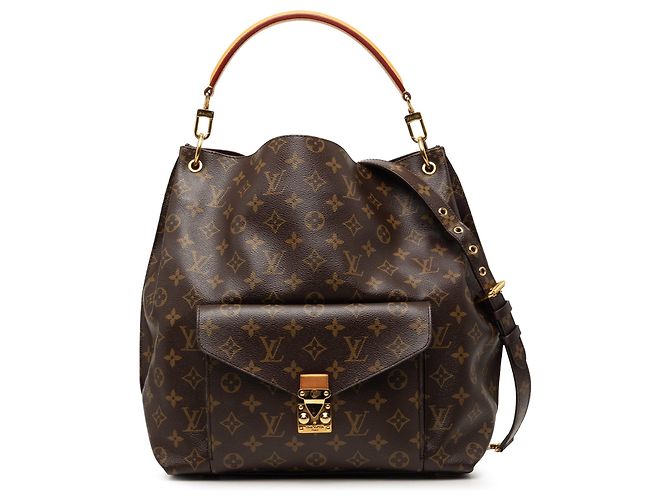 Borsa Hobo Louis Vuitton Monogram Metis Marrone