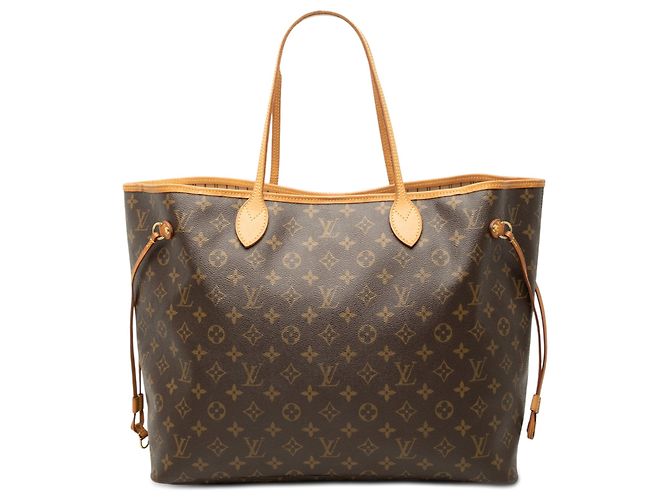 Borsa Tote Louis Vuitton Monogram Neverfull GM marrone