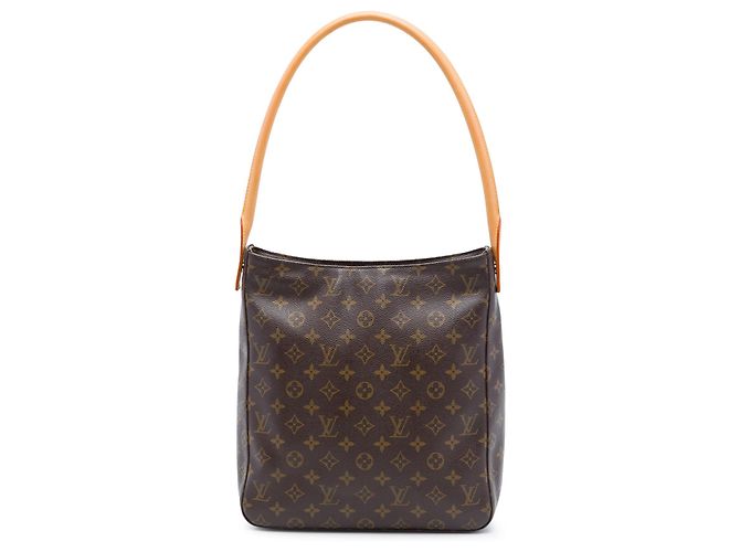Bolsa de ombro Louis Vuitton Monogram Looping GM marrom