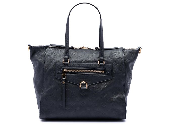 Borsa Louis Vuitton Monogram Empreinte Lumineuse PM blu