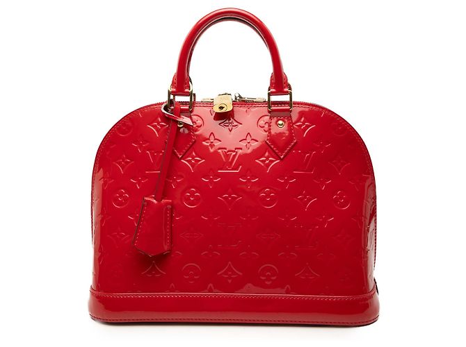 Bolso Louis Vuitton Monogram Vernis Alma PM Rojo Roja