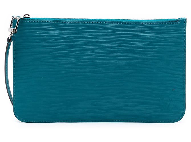 Pochette Louis Vuitton Epi Neverfull azul