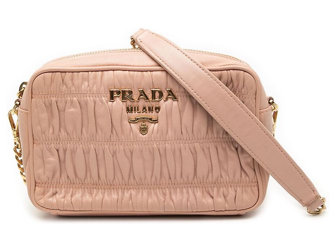 Prada Nappa Gaufre Camera Bag braun 