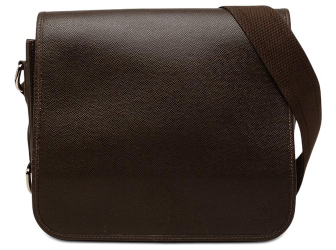 Borsa a tracolla Louis Vuitton Taiga Andrei marrone