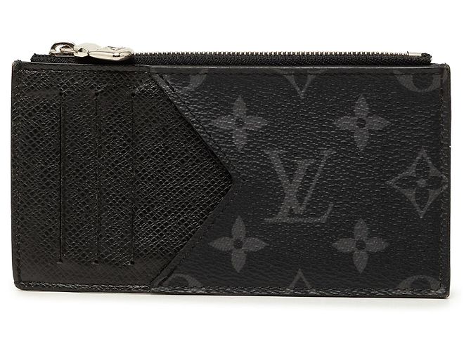 Tarjetero Louis Vuitton Monogram Eclipse Taigarama negro