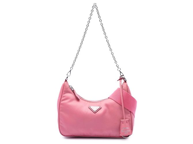 Borsa Prada Tessuto Re Edition 2005 Rosa