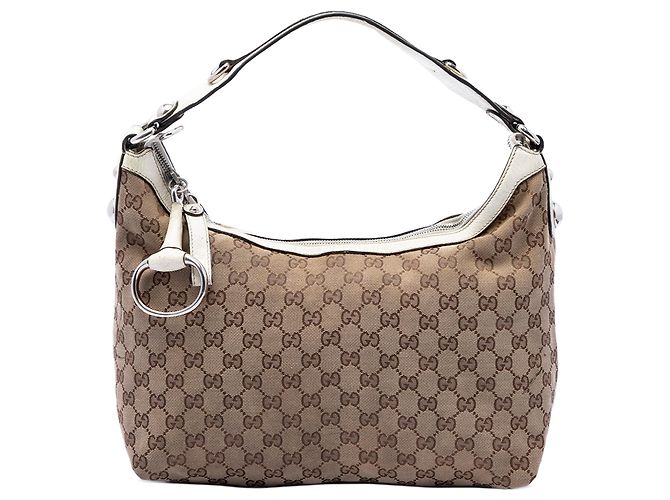 Borsa Gucci GG Canvas Icon Bit beige