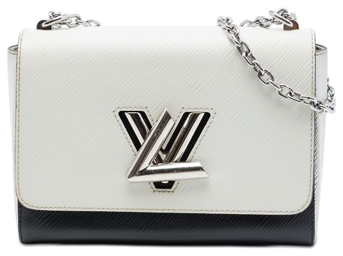 Borsa a tracolla Louis Vuitton Epi Bicolor Twist MM Nera Nero