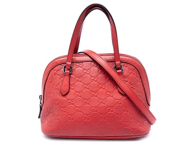 Borsa Gucci Mini Guccissima Dome rossa Rosso