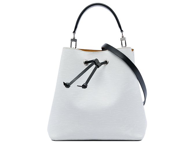 Borsa a secchiello Epi NeoNoe MM bianca Louis Vuitton Bianco