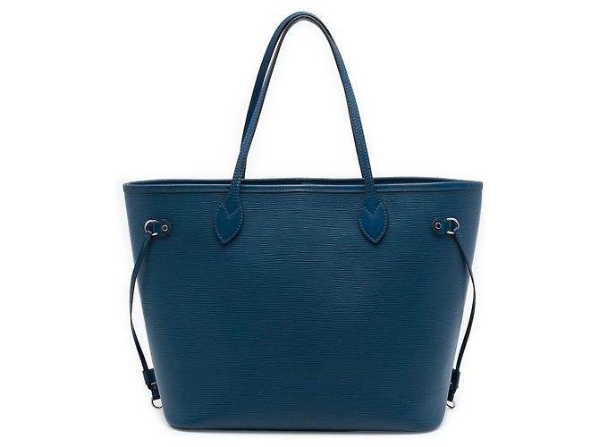 Borsa Tote Blue Louis Vuitton Epi Neverfull MM