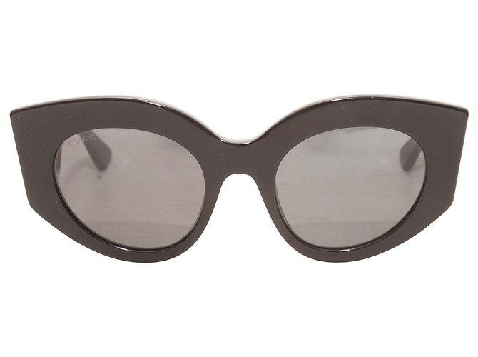 Occhiali da sole Gucci Cat-Eye nero e multicolore