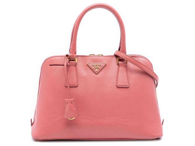 Borsa Prada Medium Saffiano Lux Promenade rosa