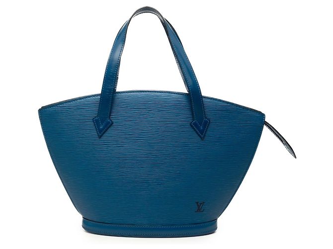 Borsa Louis Vuitton Epi Saint Jacques PM Short Strap blu