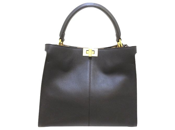 Borsa Fendi Peekaboo X Lite Medium nera Nero