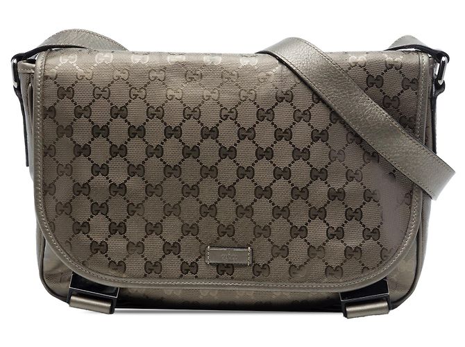 Borsa a tracolla Gucci GG Imprime marrone