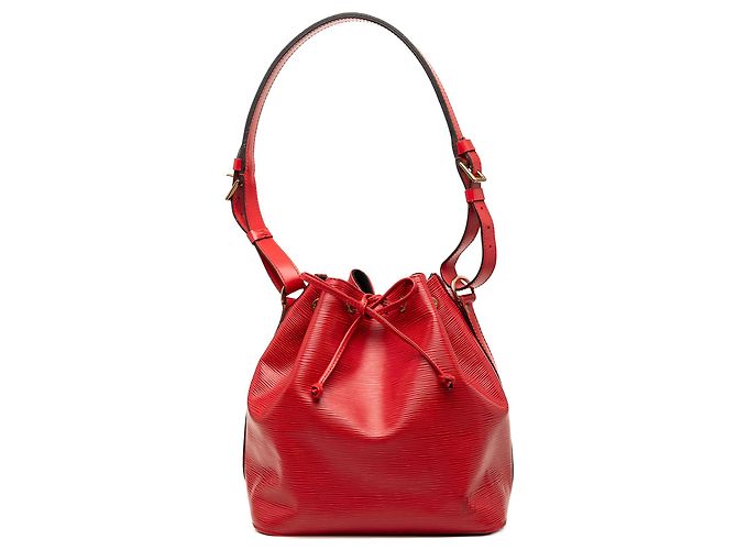 Borsa a secchiello Petit Noe in Epi rosso Louis Vuitton