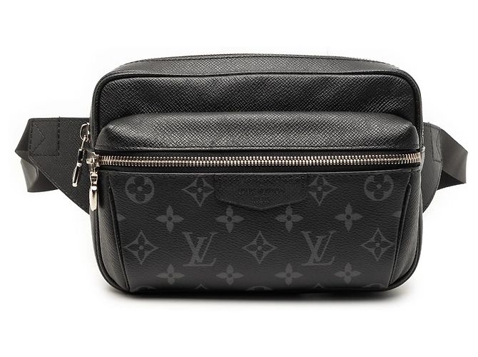 Borsa a tracolla Black Louis Vuitton Monogram Eclipse Outdoor Bumbag Belt Bag Nero