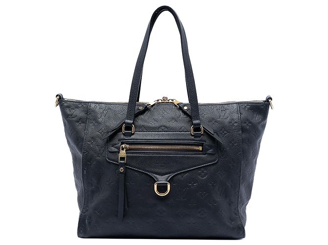 Borsa Louis Vuitton Monogram Empreinte Lumineuse PM blu