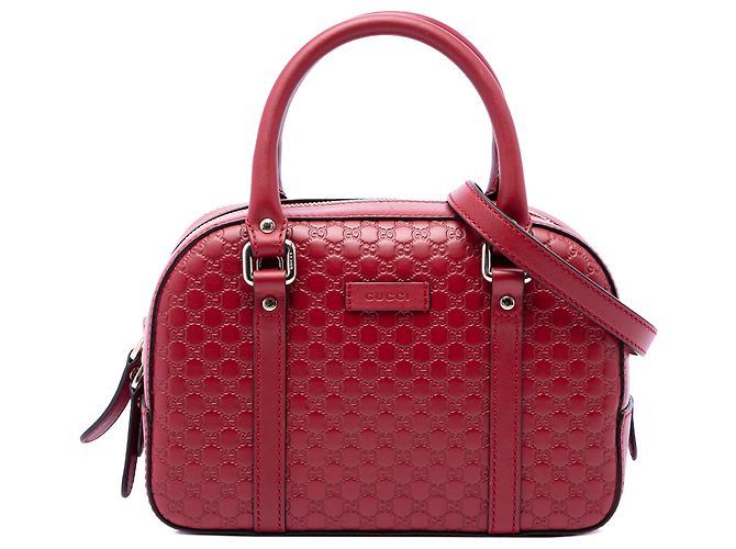 Borsa Gucci Small Microguccissima Bree rossa Rosso