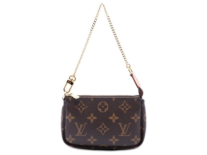 Borsa Louis Vuitton Monogram Mini Pochette Accessoires marrone