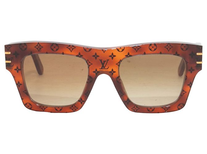 Occhiali da sole Louis Vuitton Monogram in tartaruga Marrone