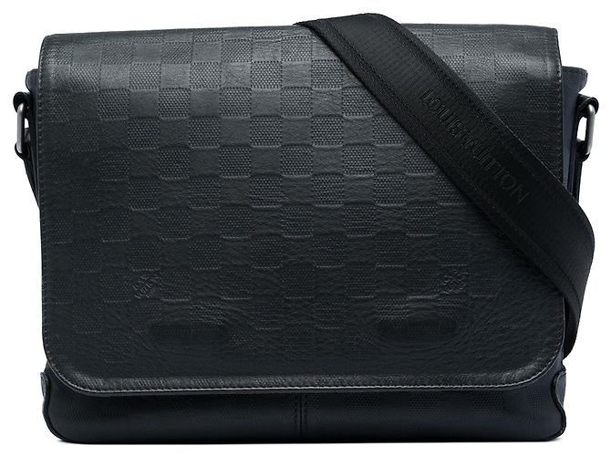 Louis Vuitton Damier Infini District Umhängetasche schwarz