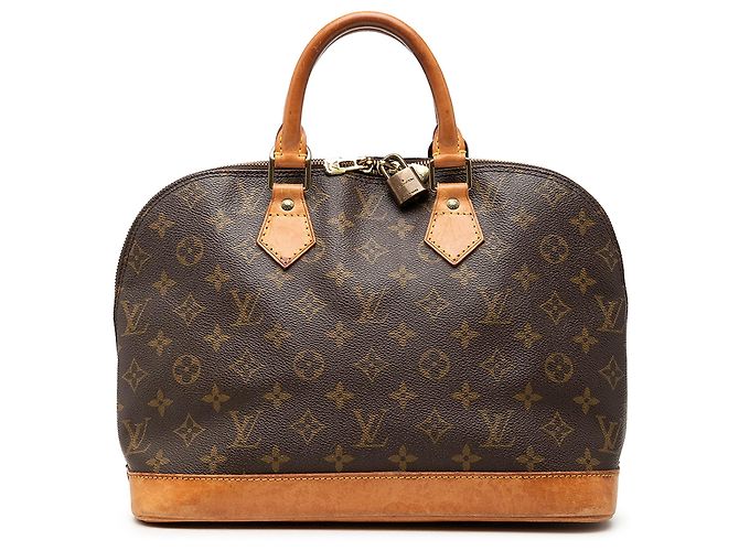 Borsa Louis Vuitton Monogram Alma PM marrone